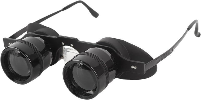 Pomya HandsFree Binocular Glasses for Fishing, 10X Opera Binocular Glasses with Storage Case, Multipurpose Folding Eyeglasses for Fishing Concert Events - Image 1